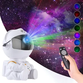 Проектор KSWIN Muti-color для Сидящего астронавта, Океанская волна, Звездный свет, проектор Galaxy, детская светодиодная лампа для астронавта, Звездный ночник