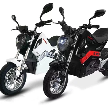 Скоростной гоночный мотоцикл 72v50ah, электрический мотороллер Мощностью 3000 Вт, большой радиус действия