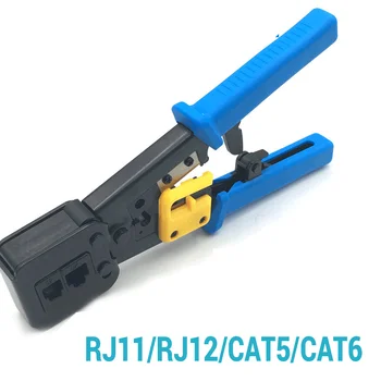 RJ45 Щипцы Для Зачистки кабеля Набор инструментов для ремонта Сети RJ11/RJ12/CAT5/CAT6/Cat5e Соединительный Кабельный Резак Для Зачистки Проводов