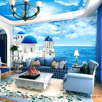 beibehang Пользовательские настенные обои Трехмерная большая настенная роспись романтическая спальня гостиная диван фотообои 3d