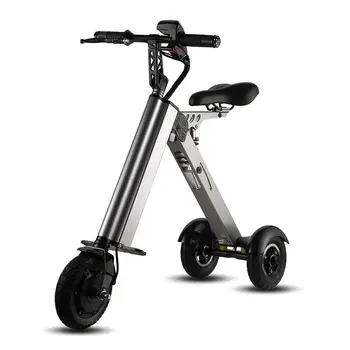 Мини-электровелосипед простой формы K7S, трехколесный складной Электрический самокат для взрослых, интеллектуальный электрический велосипед, 250 Вт 36 В 7,8 Ач